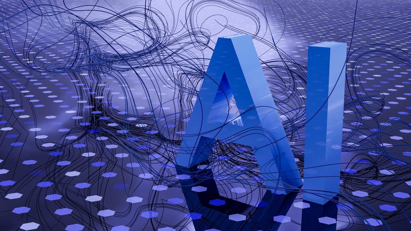 AI neural network visualization